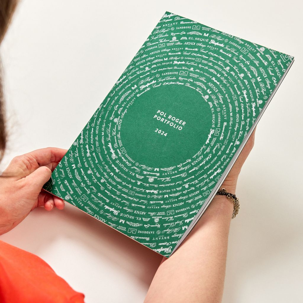 Metallic ink printing on a premium catalogue